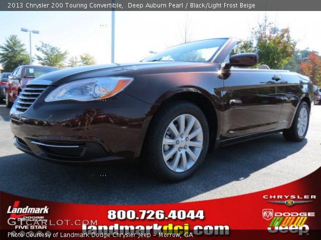 2013 Chrysler 200 Touring Convertible in Deep Auburn Pearl