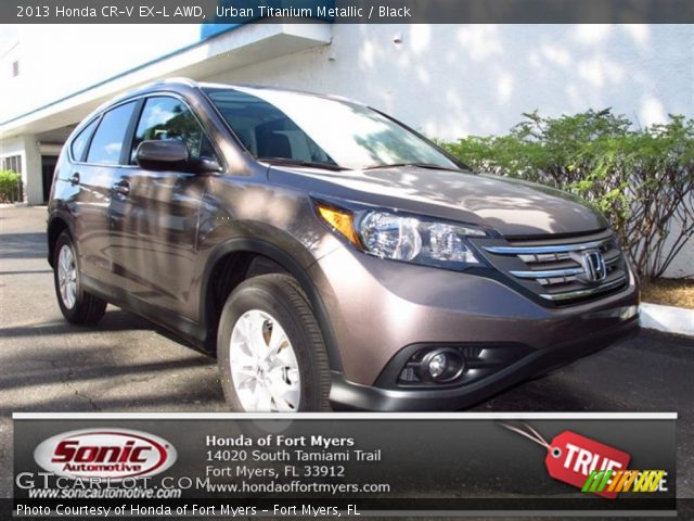 2013 Honda CR-V EX-L AWD in Urban Titanium Metallic