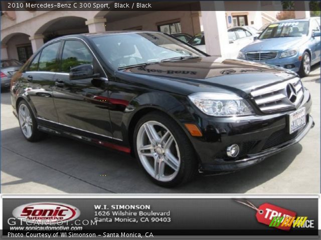 2010 Mercedes-Benz C 300 Sport in Black
