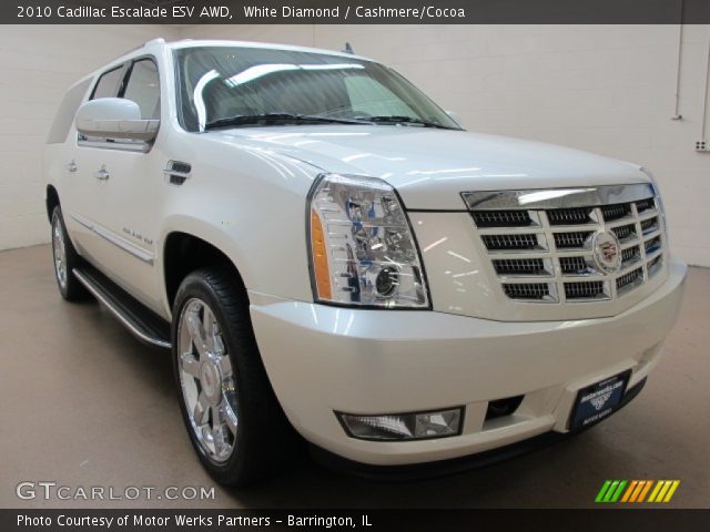 2010 Cadillac Escalade ESV AWD in White Diamond