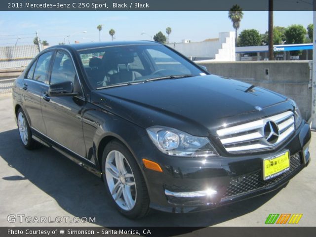 2013 Mercedes-Benz C 250 Sport in Black