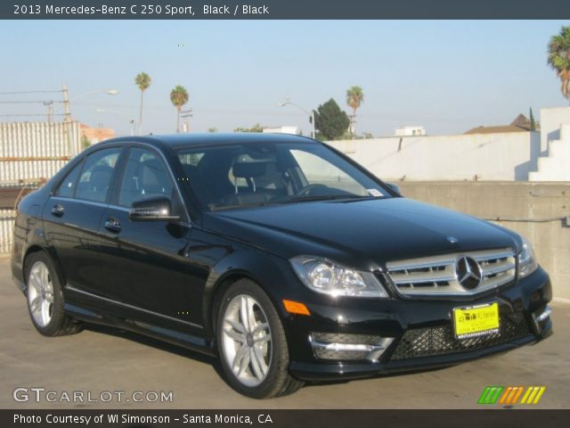 2013 Mercedes-Benz C 250 Sport in Black