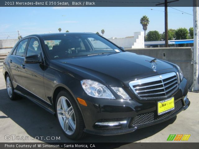 2013 Mercedes-Benz E 350 Sedan in Black