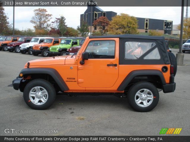 2013 Jeep Wrangler Sport 4x4 in Crush Orange