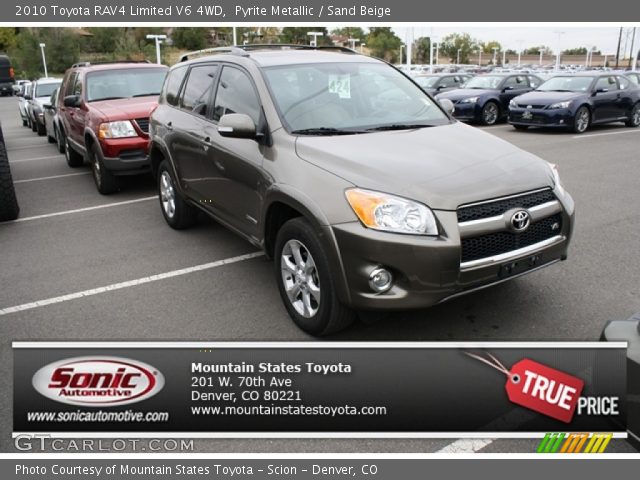 2010 Toyota RAV4 Limited V6 4WD in Pyrite Metallic