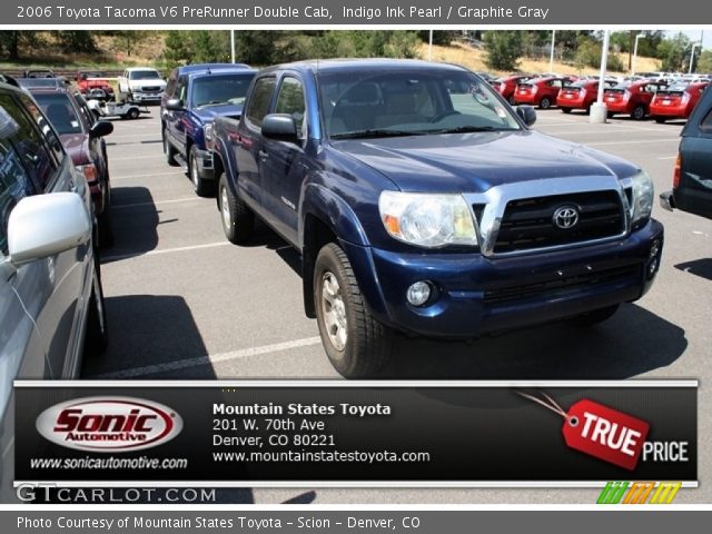 2006 Toyota Tacoma V6 PreRunner Double Cab in Indigo Ink Pearl