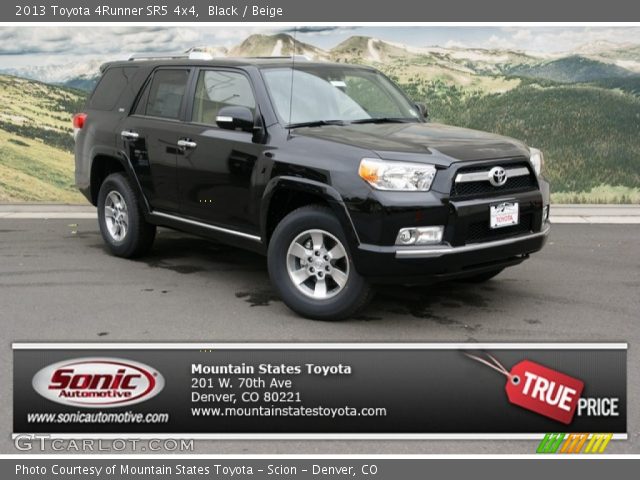 2013 Toyota 4Runner SR5 4x4 in Black