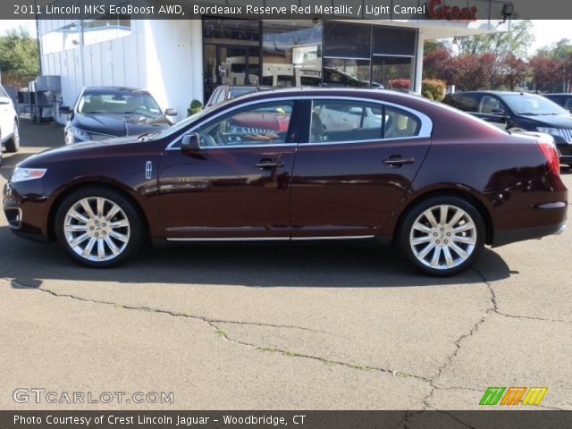 2011 Lincoln MKS EcoBoost AWD in Bordeaux Reserve Red Metallic
