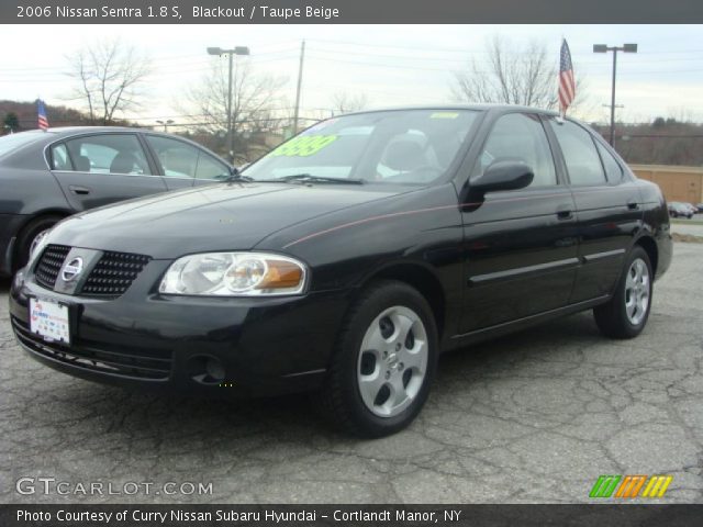 2006 Nissan Sentra 1.8 S in Blackout