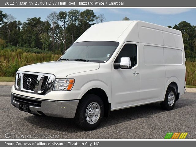 2012 Nissan NV 2500 HD SV High Roof in Blizzard White