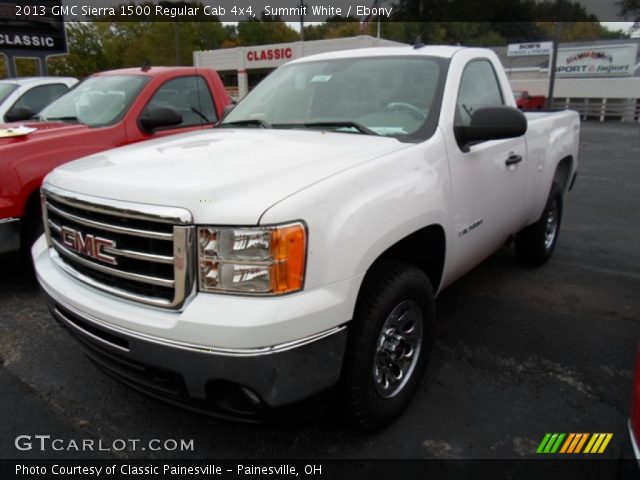 2013 GMC Sierra 1500 Regular Cab 4x4 in Summit White