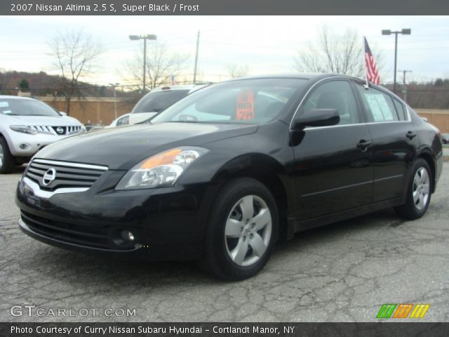 2007 Nissan Altima 2.5 S in Super Black