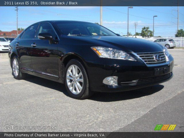 2011 Lexus ES 350 in Obsidian Black