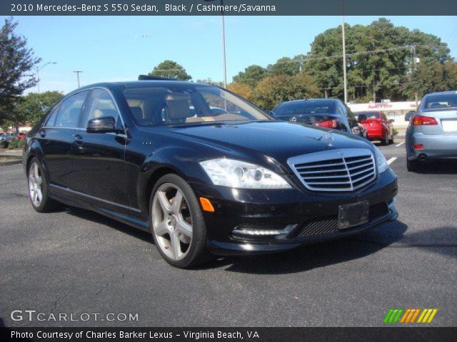 2010 Mercedes-Benz S 550 Sedan in Black