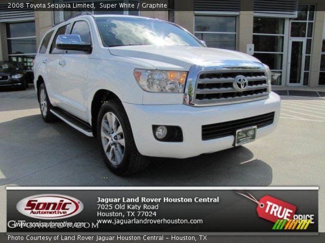 2008 Toyota Sequoia Limited in Super White