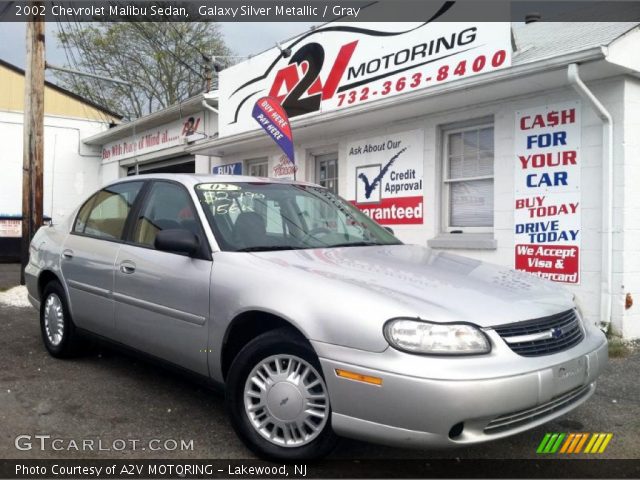 2002 Chevrolet Malibu Sedan in Galaxy Silver Metallic