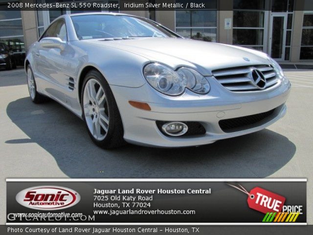 2008 Mercedes-Benz SL 550 Roadster in Iridium Silver Metallic