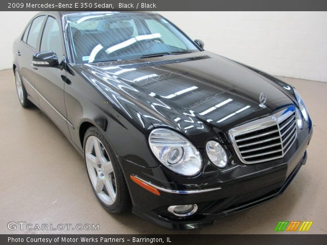 2009 Mercedes-Benz E 350 Sedan in Black