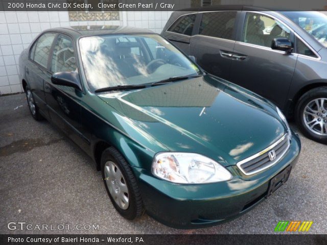 2000 Honda Civic DX Sedan in Clover Green Pearl