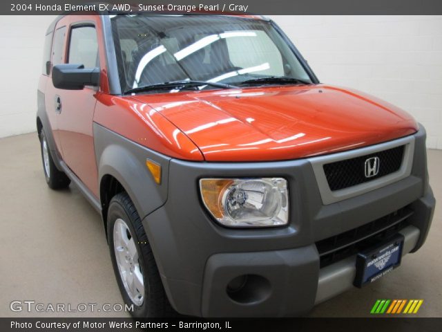 2004 Honda Element EX AWD in Sunset Orange Pearl