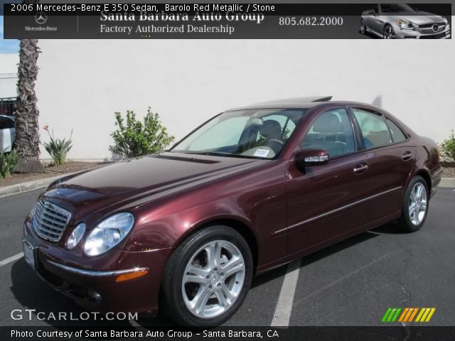 2006 Mercedes-Benz E 350 Sedan in Barolo Red Metallic