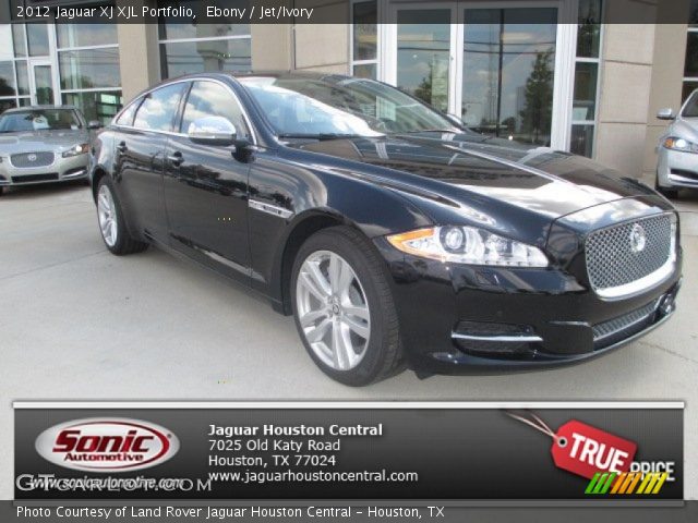 2012 Jaguar XJ XJL Portfolio in Ebony