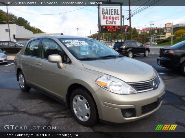 2009 Nissan Versa 1.8 S Sedan in Sonoran Sand