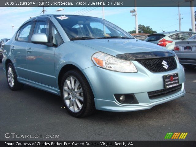 2009 Suzuki SX4 Touring Sport Sedan in Vapor Blue Metallic