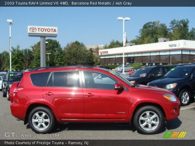 2009 Toyota RAV4 Limited V6 4WD in Barcelona Red Metallic