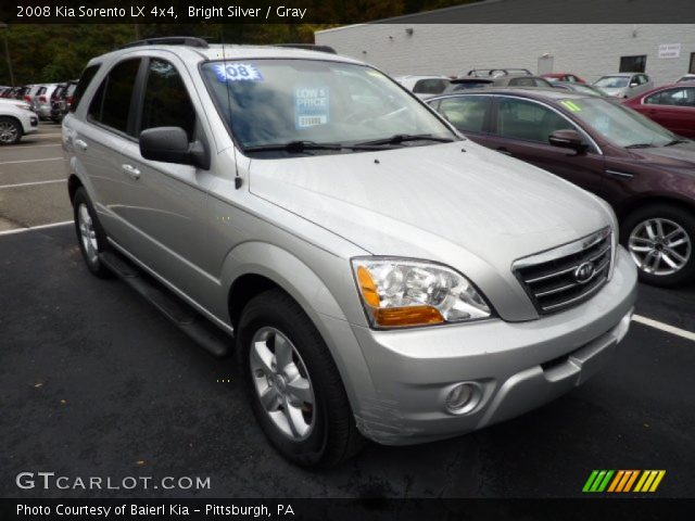 2008 Kia Sorento LX 4x4 in Bright Silver