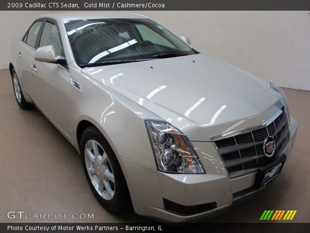 2009 Cadillac CTS Sedan in Gold Mist
