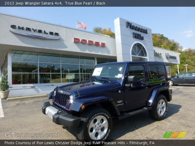 2013 Jeep Wrangler Sahara 4x4 in True Blue Pearl