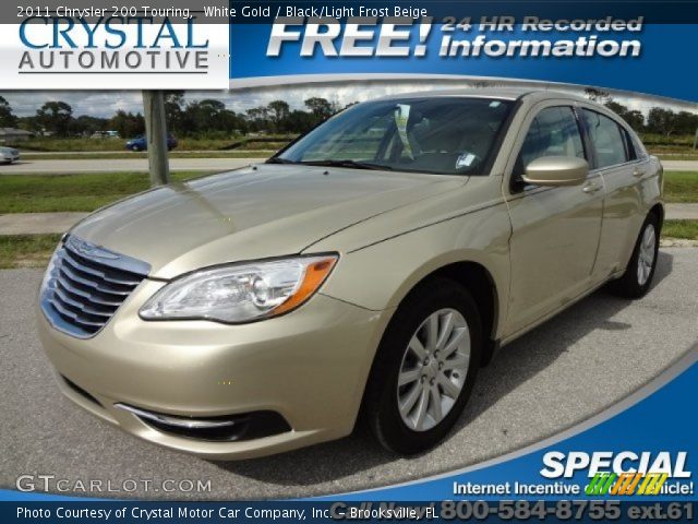 2011 Chrysler 200 Touring in White Gold