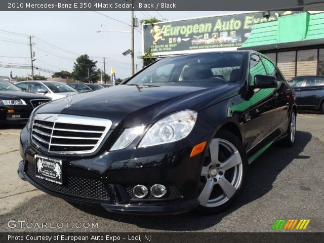 2010 Mercedes-Benz E 350 4Matic Sedan in Black