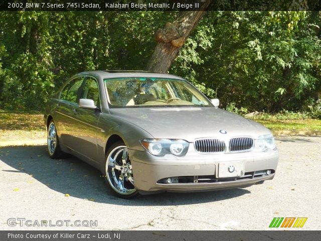 2002 BMW 7 Series 745i Sedan in Kalahari Beige Metallic