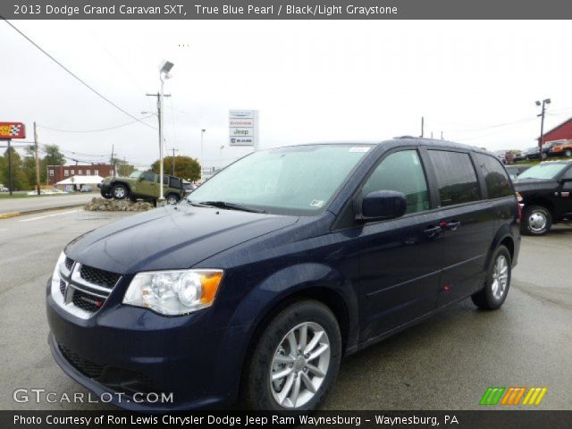 2013 Dodge Grand Caravan SXT in True Blue Pearl