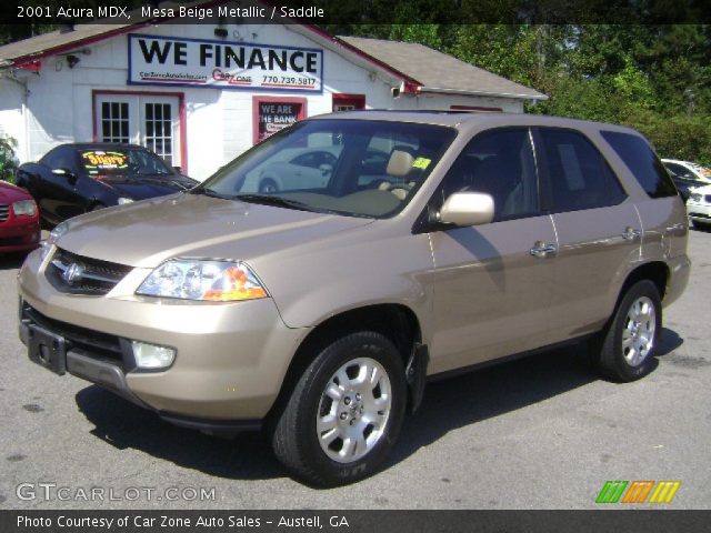 2001 Acura MDX  in Mesa Beige Metallic