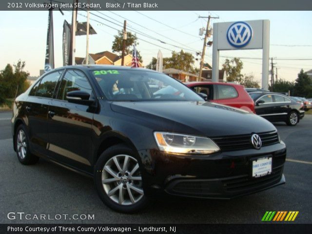 2012 Volkswagen Jetta SE Sedan in Black