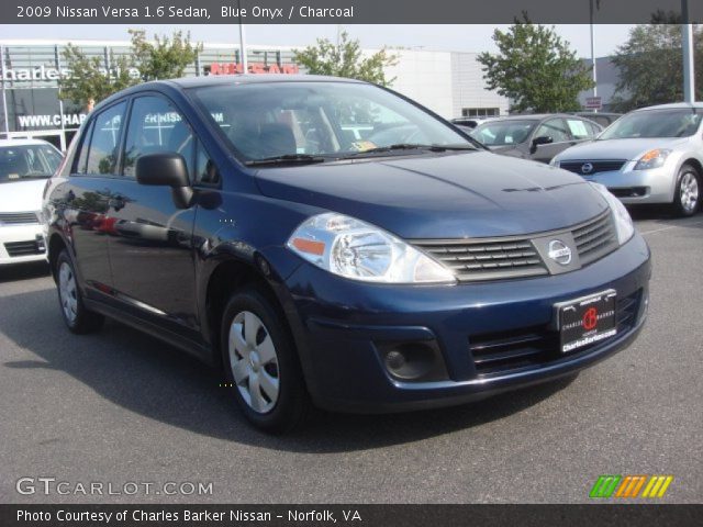 2009 Nissan Versa 1.6 Sedan in Blue Onyx