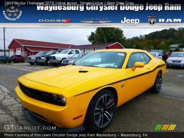 2012 Dodge Challenger SRT8 Yellow Jacket in Stinger Yellow
