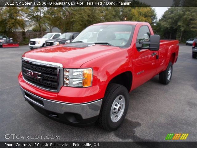 2012 GMC Sierra 2500HD Regular Cab 4x4 in Fire Red