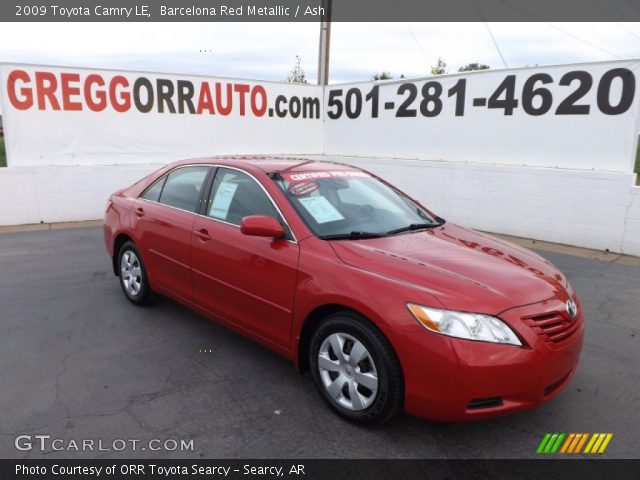 2009 Toyota Camry LE in Barcelona Red Metallic