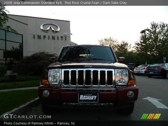 2008 Jeep Commander Overland 4x4 in Red Rock Crystal Pearl
