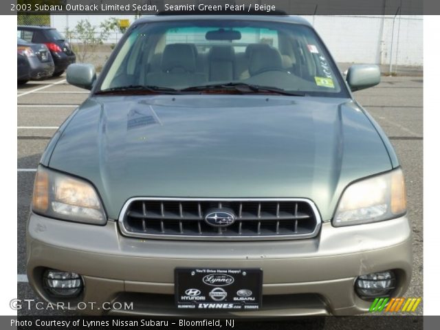 2003 Subaru Outback Limited Sedan in Seamist Green Pearl