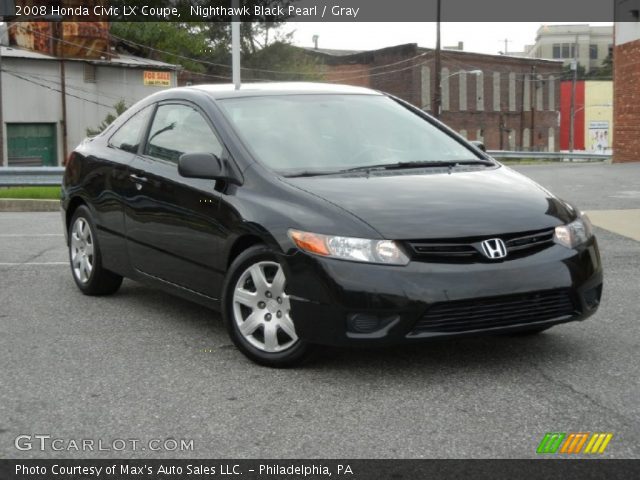 2008 Black honda civic coupe #6