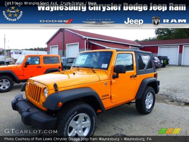 2013 Jeep Wrangler Sport 4x4 in Crush Orange