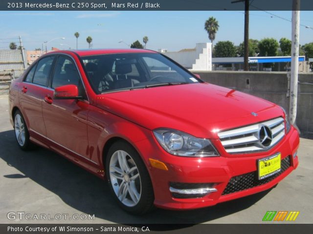2013 Mercedes-Benz C 250 Sport in Mars Red