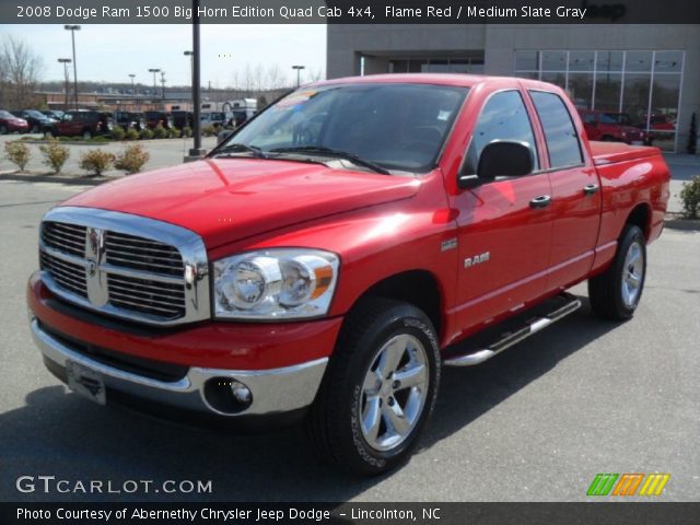 2008 Dodge Ram 1500 Big Horn Edition Quad Cab 4x4 in Flame Red
