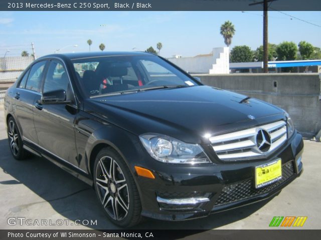 2013 Mercedes-Benz C 250 Sport in Black