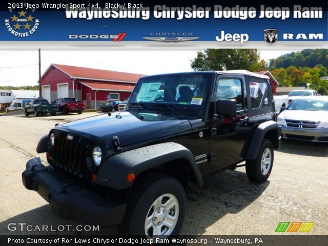 2013 Jeep Wrangler Sport 4x4 in Black
